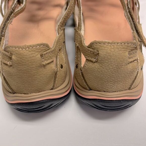 Jambu Women’s Closed Toe Terrain Sandals 8M Taupe Brown Pink Hook & Loop Straps - Picture 8 of 16